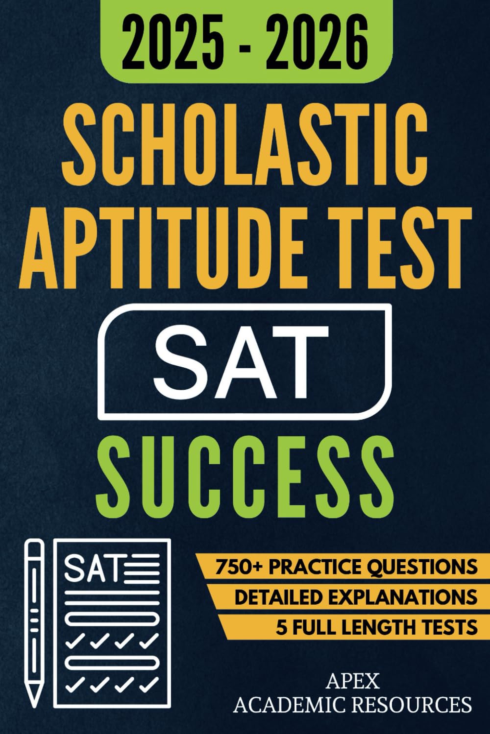 Cover of the book Scholastic Aptitude Test (SAT) Success